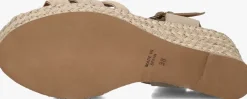 beige notre-v sandalen met hak as-14372