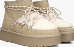 beige notre-v vachtlaarzen femm