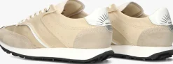 beige nubikk lage sneakers zora mae