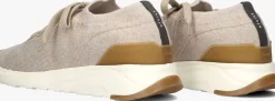 beige nubikk lage sneakers weston knitto