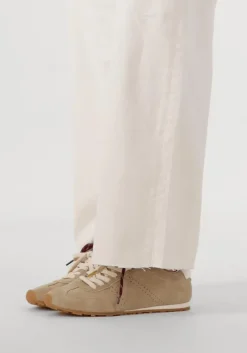 beige nubikk lage sneakers billy lou