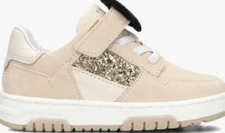 beige nubikk lage sneakers basket court jr g