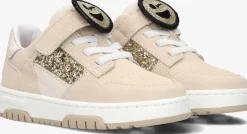 beige nubikk lage sneakers basket court jr g