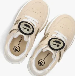 beige nubikk lage sneakers basket court jr g