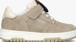 beige nubikk lage sneakers basket court jr