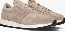 beige nubikk lage sneakers glen hendrix