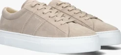 beige nubikk lage sneakers jagger morris