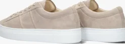 beige nubikk lage sneakers jagger morris