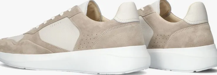 beige nubikk lage sneakers rock road wave
