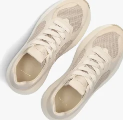 beige nubikk lage sneakers rose nomad