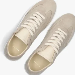 beige nubikk lage sneakers joro liber