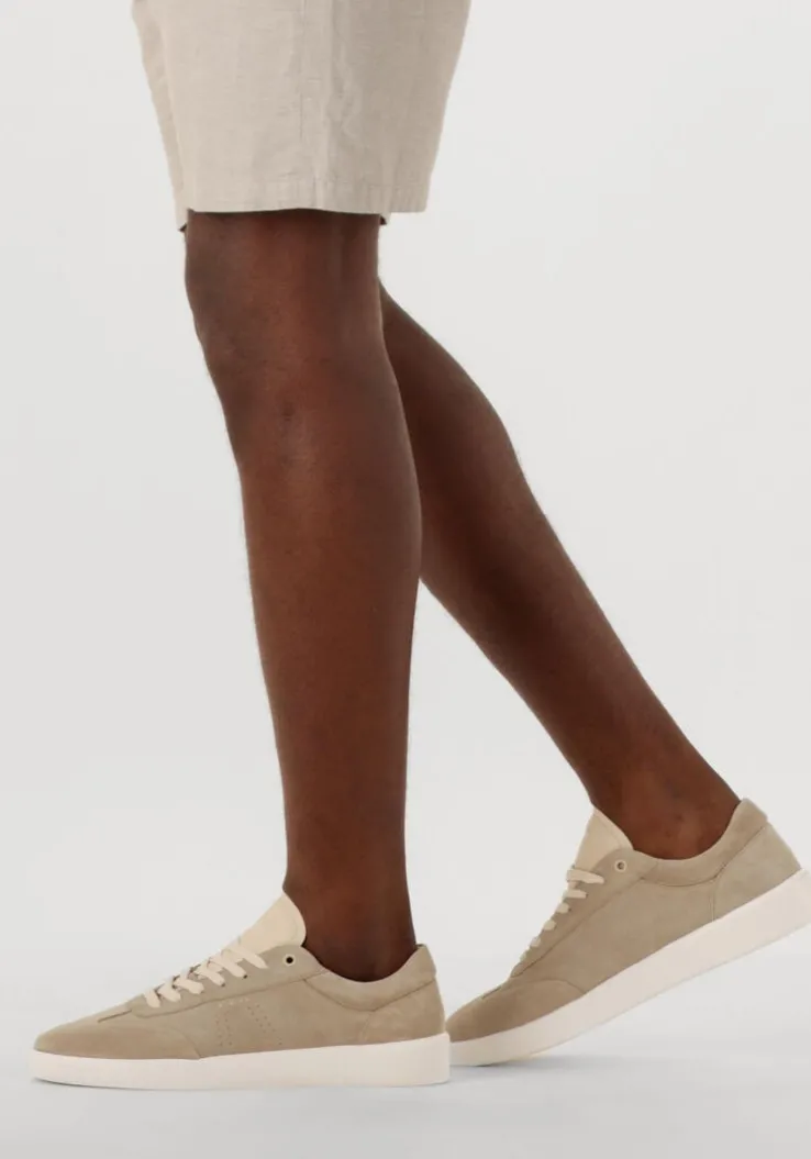 beige nubikk lage sneakers joro liber