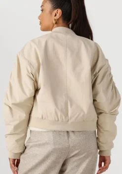 beige nukus gewatteerde jas celeste jacket