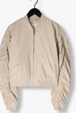 beige nukus gewatteerde jas celeste jacket