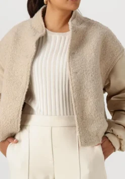 beige nukus jack baltimore jacket satin