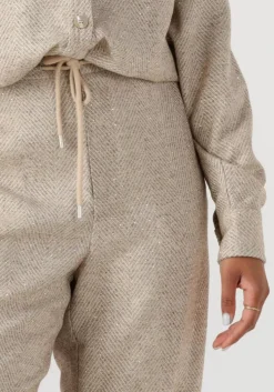beige nukus joggingbroek vera pants strass
