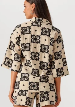 beige object blouses objella 3/4 shirt 138