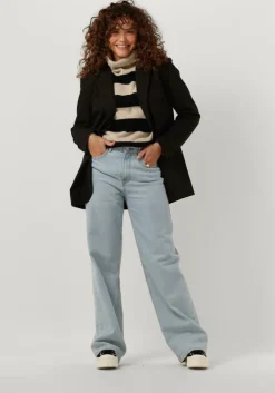 beige object coltrui objminna l/s rollneck knit pullover noos