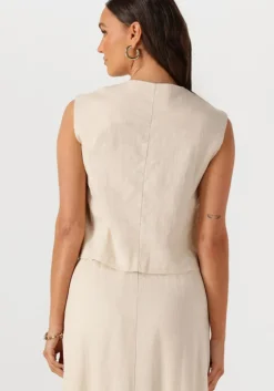 beige object gilet objaya s/l re vest 138