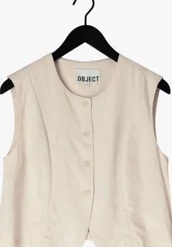 beige object gilet objaya s/l re vest 138