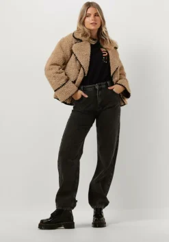 beige object jack objshiren jacket 128