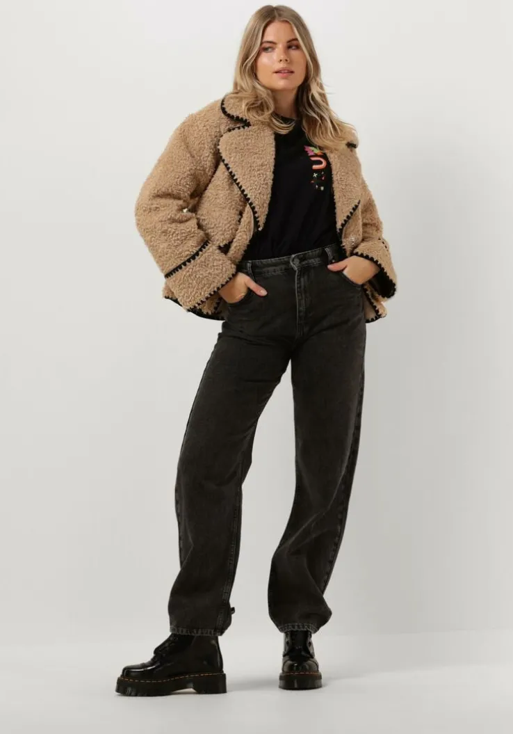 beige object jack objshiren jacket 128