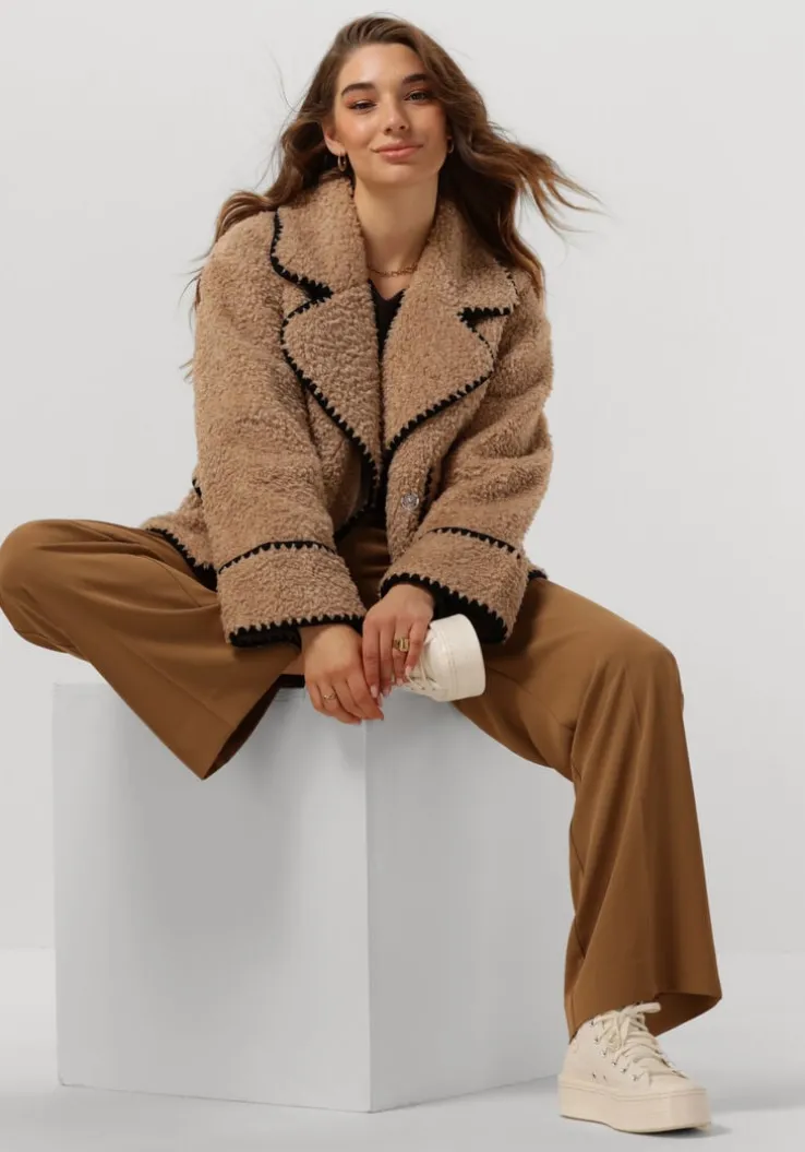 beige object jack objshiren jacket 128