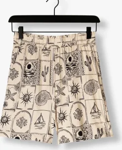 beige object korte broek objember hw shorts 139
