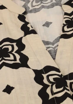 beige object midi jurk objella re 2/4 midi dress 138