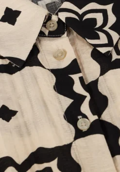 beige object mini jurk objella re s/s short dress 138