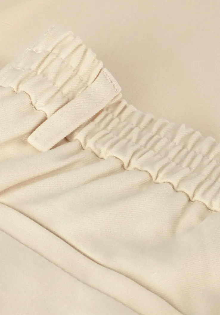 beige object pantalon objlisa slim pant