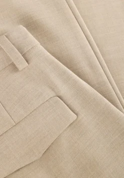 beige object pantalon objivy hw wide pant