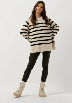 beige object trui objester ls knit top