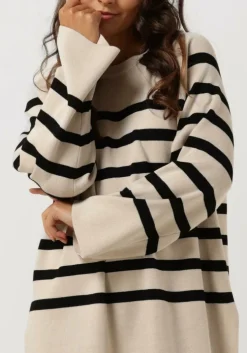 beige object trui objester ls knit top