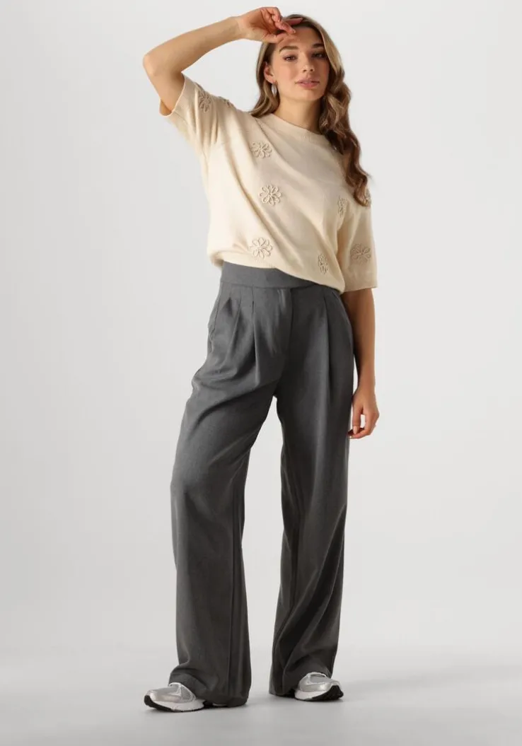 beige object trui objlaney rubin ss pullover