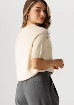 beige object trui objlaney rubin ss pullover