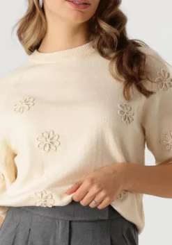 beige object trui objlaney rubin ss pullover