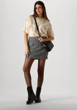 beige object trui objlaney rubin ss pullover