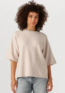 beige object trui objreynard 2/4 knit pullover