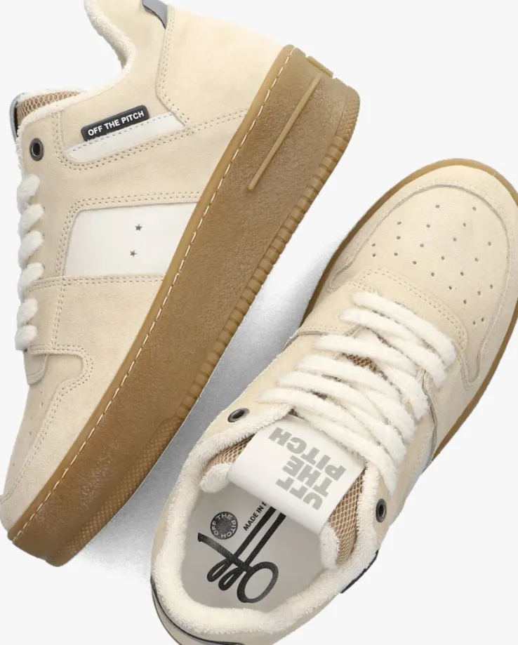beige off the pitch lage sneakers mocha