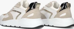 beige omoda lage sneakers cibel