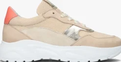beige omoda lage sneakers fiene