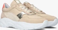 beige omoda lage sneakers fiene