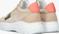 beige omoda lage sneakers fiene