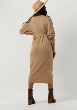 beige ottod'ame maxi jurk abito dk0027