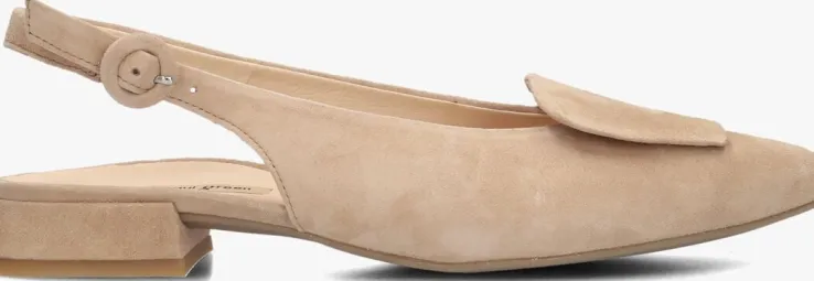 beige paul green slingbacks 6090