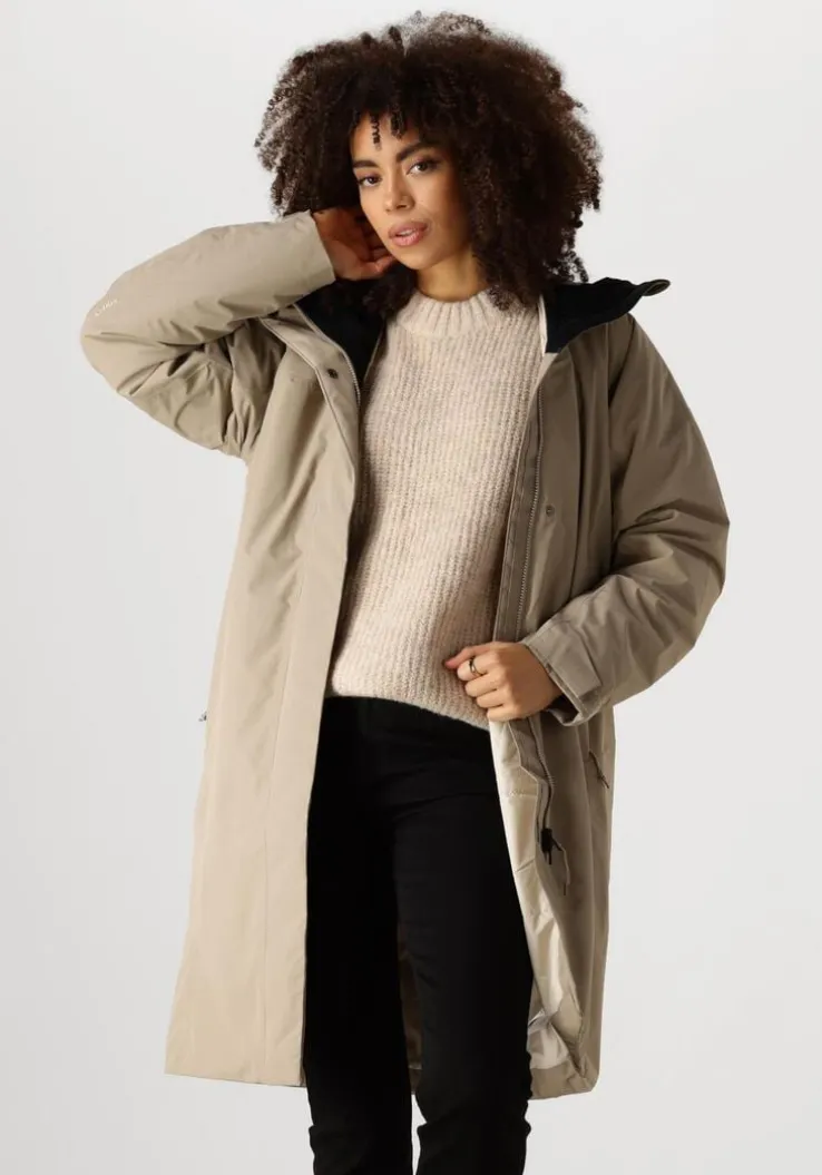 beige peak performance gewatteerde jas w treeline insulated park