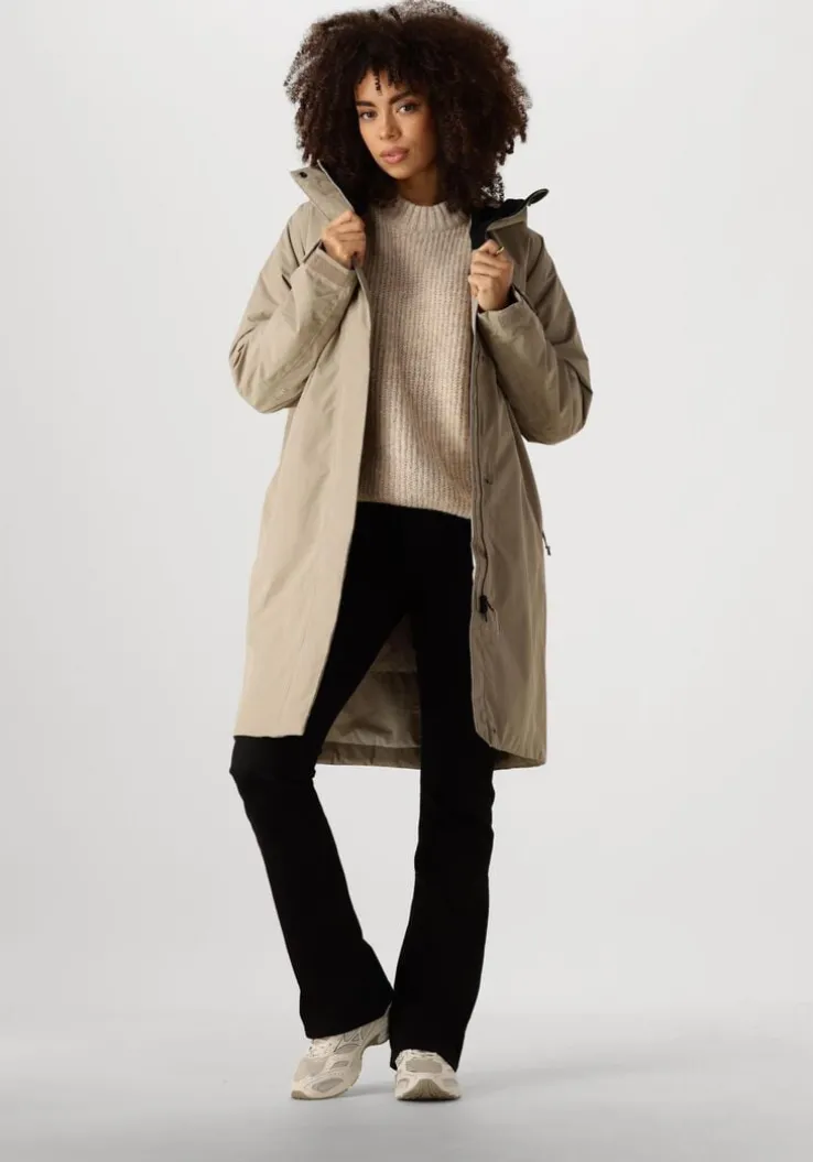 beige peak performance gewatteerde jas w treeline insulated park