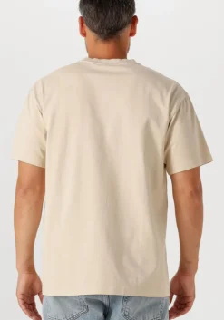 beige peak performance t-shirt m graphic tee