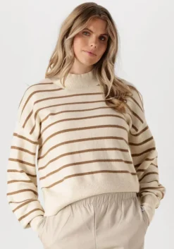beige penn & ink trui w24b300ltd